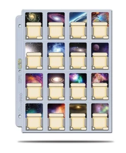 25 páginas de carpeta de álbum Ultra PRO 16 bolsillos X-Wing Mini American 41 x 63 mm - Imagen 1 de 3