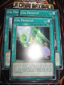 YU-GI-OH! COM CRI PRIMITIF PLAYSET ( 3 CARTES) MACR-FR008 ED1 NEUF MINT - Imagen 1 de 1