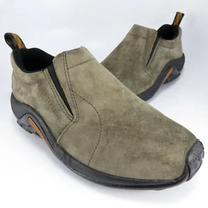 Merrell Jungle Mocs Womens Size 7M Gunsmoke Suede Leather Slip-Ons Moccasins - Picture 1 of 7