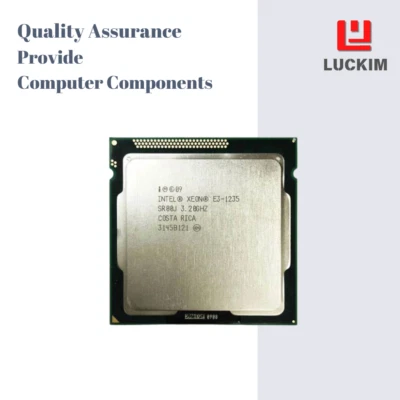 CPU Intel Xeon E3-1235 - Socket LGA 1155 4 núcleos 8 hilos 3,2 GHz 8 MB de caché L3 8 Foto 1 de 4