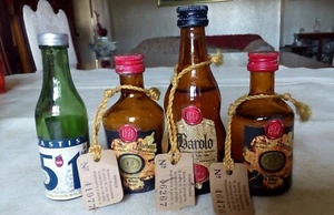 Mignon Vino Barbera Barolo Spanna Pastis vintage collezione miniature numerate - Foto 1 di 2