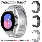 Metal Strap for Samsung Galaxy Watch 5 Pro 45mm 4 5 40mm 44mm No Gaps Titanium