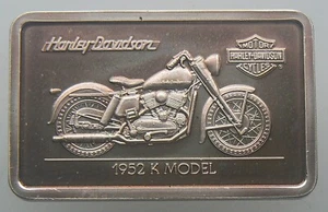 1,4 oz Harley Davidson 90th Anniversary .999 Silberbarren - Modell 1952 K - Bild 1 von 2