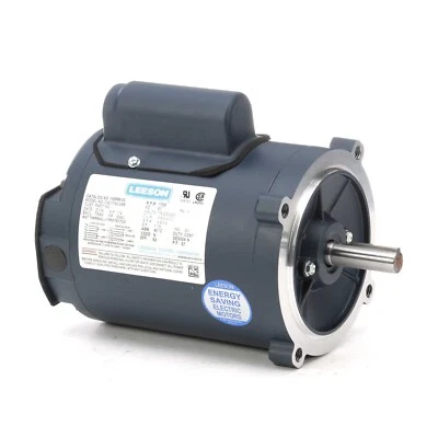 Leeson 102868.00 Electric Motor 1/4 HP 1725 Rpm 1-PH 115/230 Volt 56C C4C17NC26B