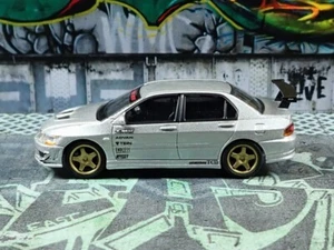 AOSHIMA / 1:64 Mitsubishi Lancer Evolution IX (Silver-Grey). - Picture 1 of 6