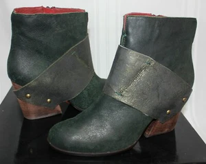 Everybody by BZ Moda Cody boots Forest Green Burnished Suede size 40 New - Picture 1 of 5