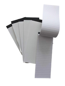 10 x SLIM Ruled Sheets Shopping Jotter List Making Memo Pad Notepad Notes