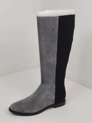 Calvin Klein Women's Donnily Riding Boot Shadow Grey Suede Size 9.5 — 第 1/4 张图片