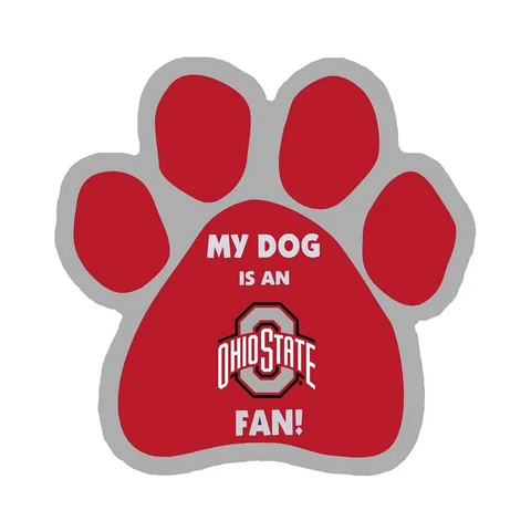 NCAA Ohio State Buckeyes Paw Print Car Magnet Cover