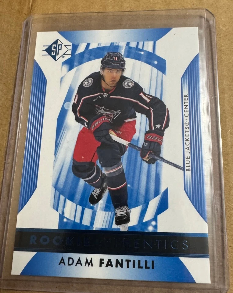 2023/24 SP Adam Fantilli #107 Rookie Authentics Blue! BLUE JACKETS - Image 1 of 1