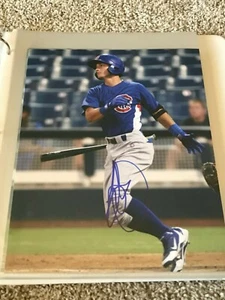 ALBERT ALMORA JR AUTOGRAPHED SIGNED 8X10 PHOTO CHICAGO CUBS 2016 WORLD SERIES - Picture 1 of 1