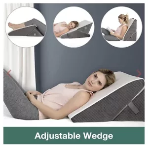 Kӧlbs Memory Foam Adjustable Bed Wedge Pillow 9 And 12 Inch Height - Picture 1 of 10