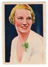 1936 Spanish Nestle Film Star Paper Thin Stamp Sticker #100 Verree Teasale