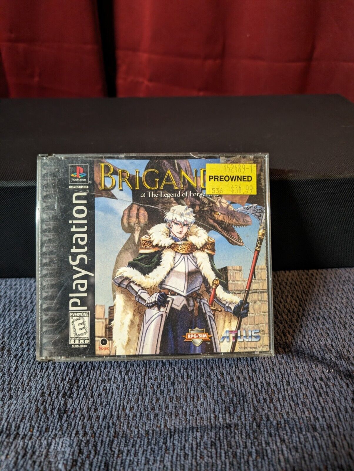 Brigandine: The Legend of Forsena (Sony PlayStation 1, 1999)