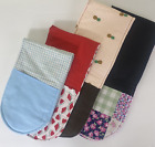 HOME MADE DOUBLE OVEN MIT POTHOLDER MULTI COLORS LENGTHS Lot Of 4 COTTAGECORE