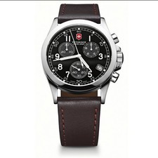 Victorinox Swiss Army Infantry BLACK FACE CHRONOGRAPH 24071 chrono