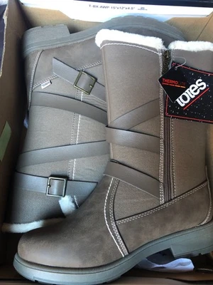 Totes Women's Diedre Brown Women's Winter Boots Size 9 M - BRAND NEW IN BOX - Image 1 of 4