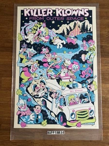 ✅Mondo Killer Klowns From Outer Space Monsterpalooza Print Lance Inkwell🤡💀 - Picture 1 of 18