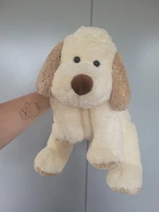 Juguete suave de peluche M&S Marks and Spencer Cosies cachorro perro cuello rojo huesos 1433166 - Imagen 1 de 6