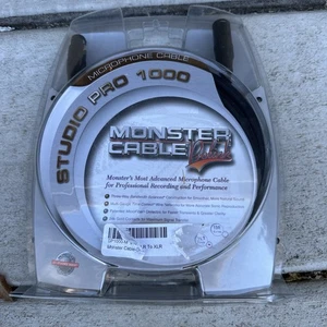 Monster Cable Prolink Studio Pro 1000 Microphone Cable 10 ft NEW  - Picture 1 of 2