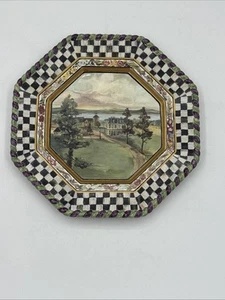 MacKenzie-Childs MACLACHLAN 1. Edition achteckiger Speiseteller - Bild 1 von 6