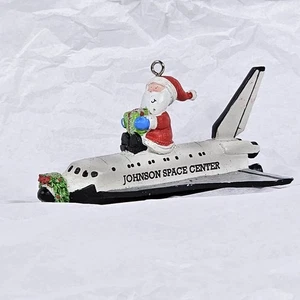 Weihnachtsmann auf Space Shuttle Ornament NASA Johnson Space Center Weihnachten Urlaub - Bild 1 von 6