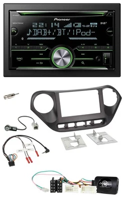 Pioneer Bluetooth Lenkrad DAB 2DIN USB CD Autoradio für Hyundai i10 ab 2014 - Bild 1 von 4