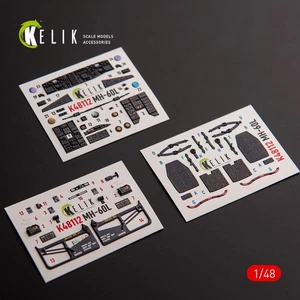 Sikorsky MH-60L Black Hawk, interior 3D Decals (for ICM model kit) 1:48 K48112 - Picture 1 of 9