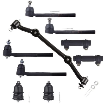 9pcs Tie Rod Center Link Ball Joint Suspension Kit For GMC Jimmy 2WD 1998-2001 - Imagem 1 de 4
