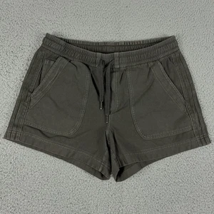 Athleta Farallon Shorts Womens 4 Gray French Terry 4" Organic Cotton Casual Walk - Picture 1 of 11