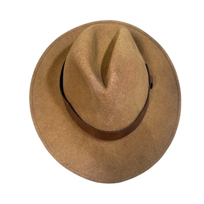 Pendleton Hat Fedora S/M Fitted Mens Brown Wool Felt Leather Band Classic - Image 1 of 4