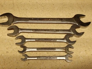 Craftsman   -V- and =V= series SAE Open End Wrench  lot of 5 Made in USA - Bild 1 von 6