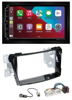 ESX 2DIN DAB USB MP3 Bluetooth Autoradio für Hyundai i40 VF ab 11 Klavierlack - Bild 1 von 4
