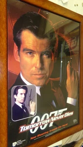 Pierce Brosnan Signed Movie Poster James Bond "Tomorrow Never Dies" COA - Picture 1 of 9