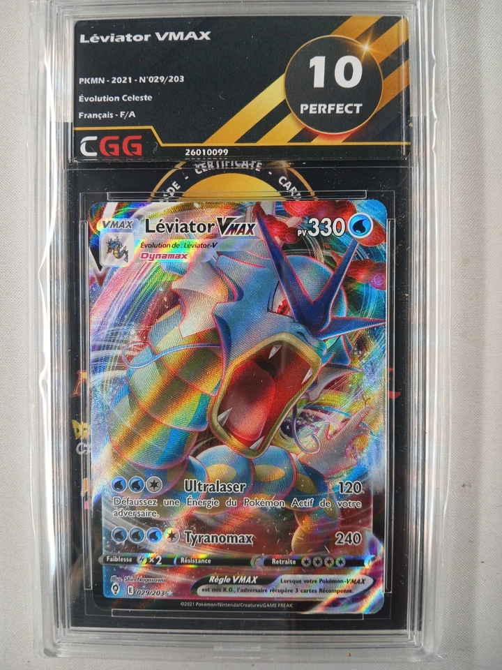 Carte Pokémon FR Léviator VMAX (EVS 029) Évolution Céleste CGG 10 26010099 - Photo 1/1