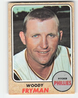 Woody Fryman 1968 Topps #112 Philadelphia Phillies GD - Image 1 of 2