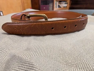 Brooks Brothers Gr. 42 braun Leder italienischer Gürtel - Bild 1 von 3