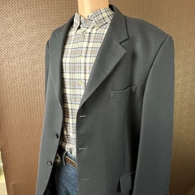 Arnold Brant Sport Coat Men’s 48R Loro Piana 100% Cashmere 3-Button Blue Blazer - Image 1 of 4