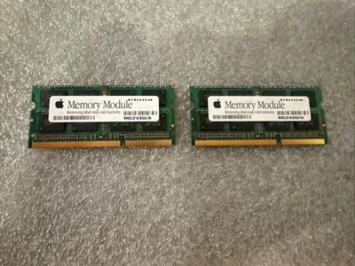 Apple 4 GB (2x2 Gb) SO-DIMM PC3-8500S DDR3 Memory (MC243G/A) - Image 1 of 3