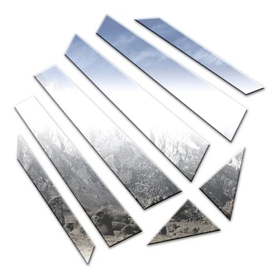 8 piezas. Borde de poste de pilar cromado FX de lujo para Hyundai Sonata 2011-2014 Foto 1 de 4