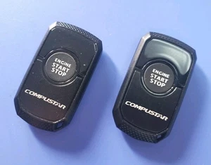 2x Compustar 1WR3R-AM 1-Way Replacement Remote Fob Transmitter VA5REH300-1WAM - Picture 1 of 2