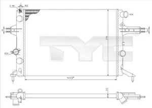 RADIATOR, ENGINE COOLING 725-0021 - Picture 1 of 4