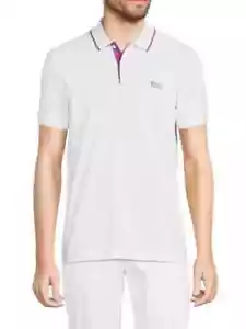 Camicia polo a maniche corte Hugo Boss nuova con etichette - naturale - Foto 1 di 2