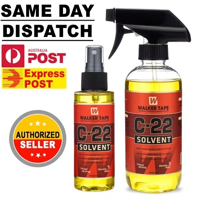 WALKER TAPE C-22 Solvent  Hair Tape & Glue Remover - Hairpiece/ Wig/ Toupee   AU - image 1 of 2