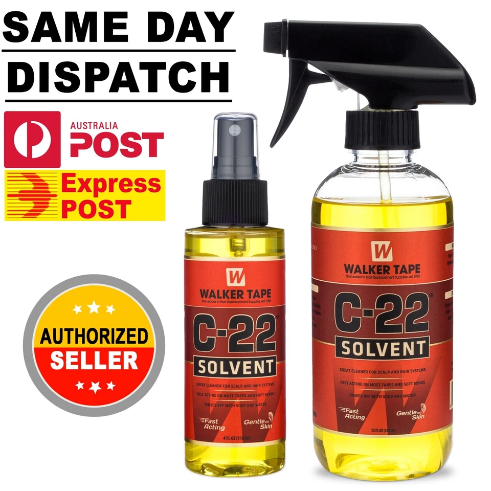 WALKER TAPE C-22 Solvent  Hair Tape & Glue Remover - Hairpiece/ Wig/ Toupee   AU - image 1 of 2