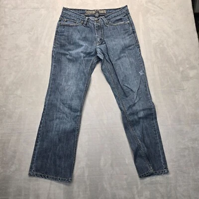 Pantalones de mezclilla Indigo Star clásicos de pierna recta para hombre W33 L30 Foto 1 de 4