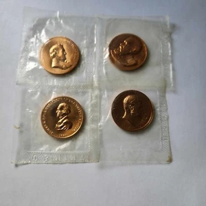 Set of 4 Presidential Coins in Cello Buchanan, Polk, Harrison &Grant - Picture 1 of 14