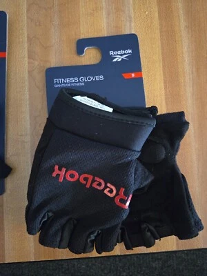 Guantes de fitness Reebok pequeños tecnología Speedwick palma acolchada ajustable Foto 1 de 3