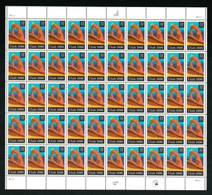 1996 32¢ Utah Statehood, 1896, Scott #3024, Full Pane of 50, MNH - Picture 1 of 1