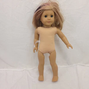 American Girl 2013 Puppe blond lila ombre Haare blaue Augen durchbohrte Ohren lesen - Bild 1 von 8